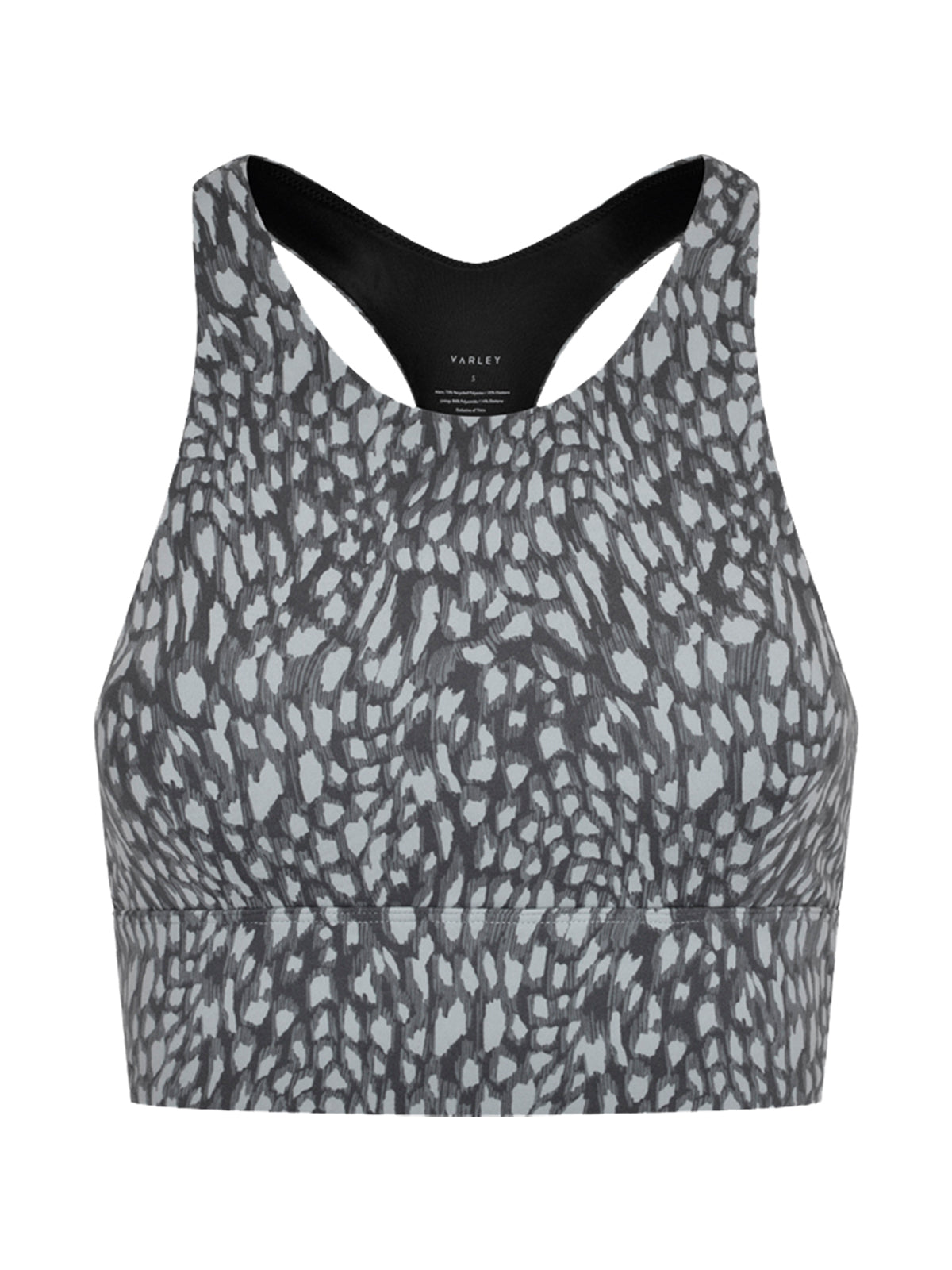 Petrol Motion Speckle Let's Move Harris Sports Bra