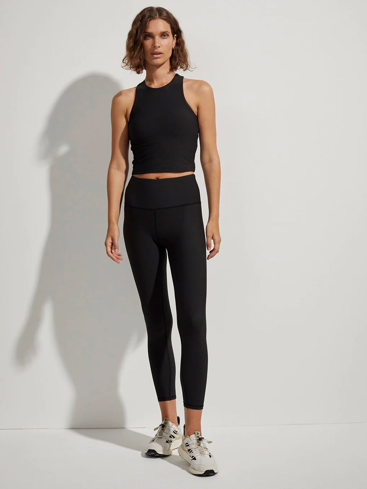 Black Rib Let's Move High 25 Leggings