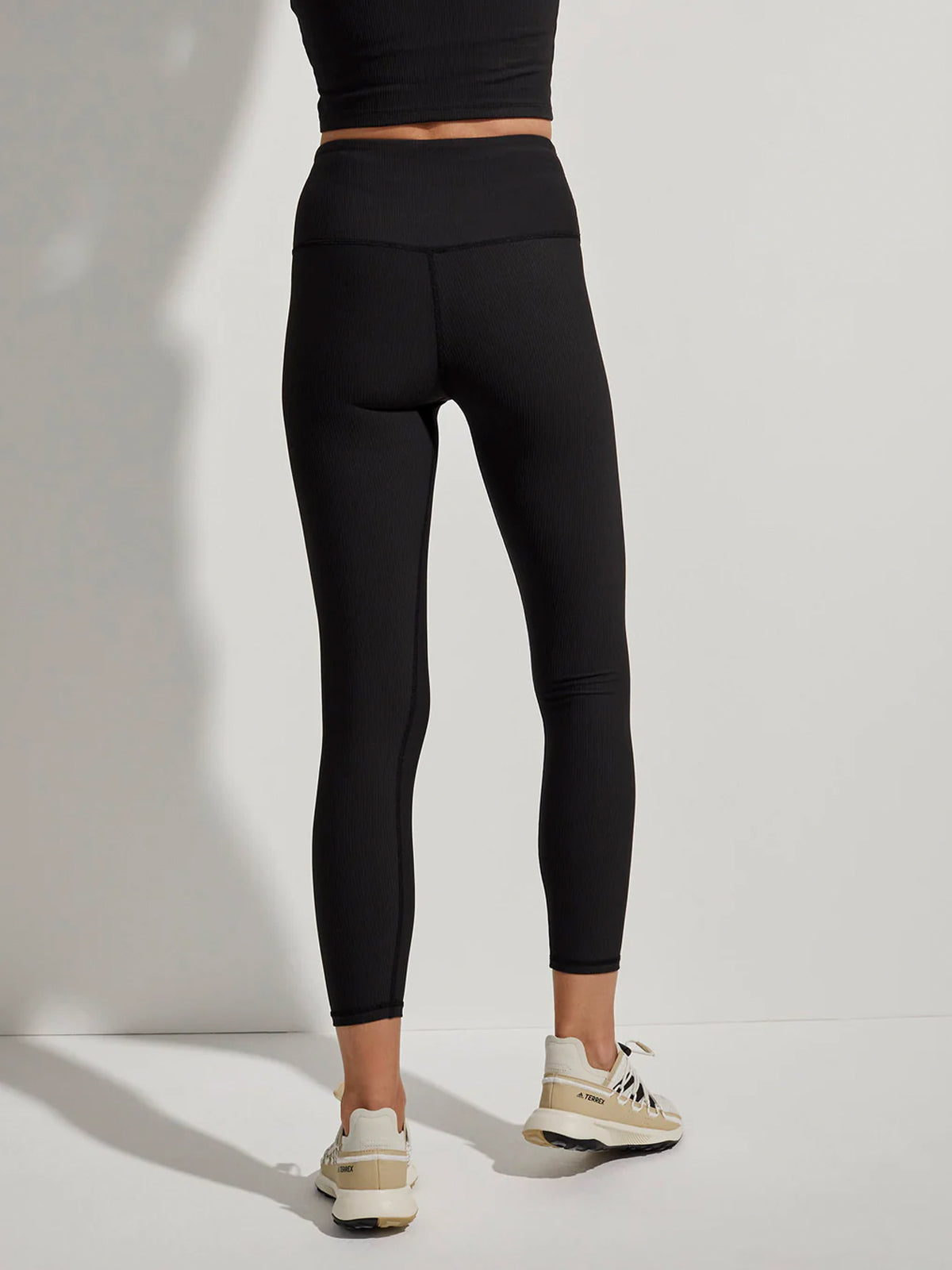 Black Rib Let's Move High 25 Leggings