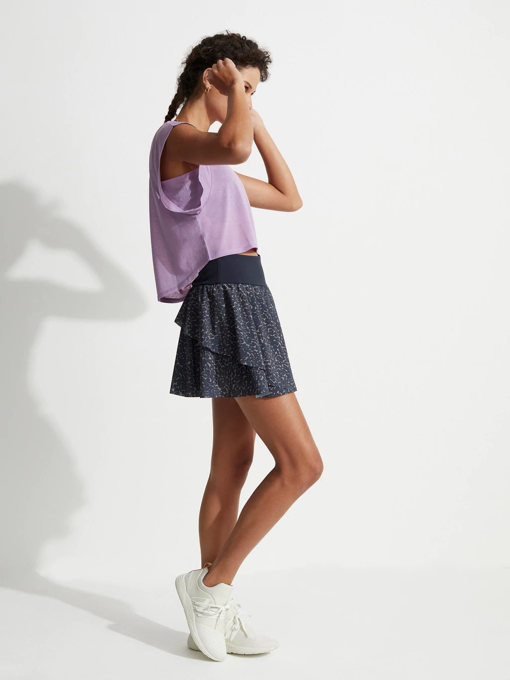 Cluster Leopard Adams Skort