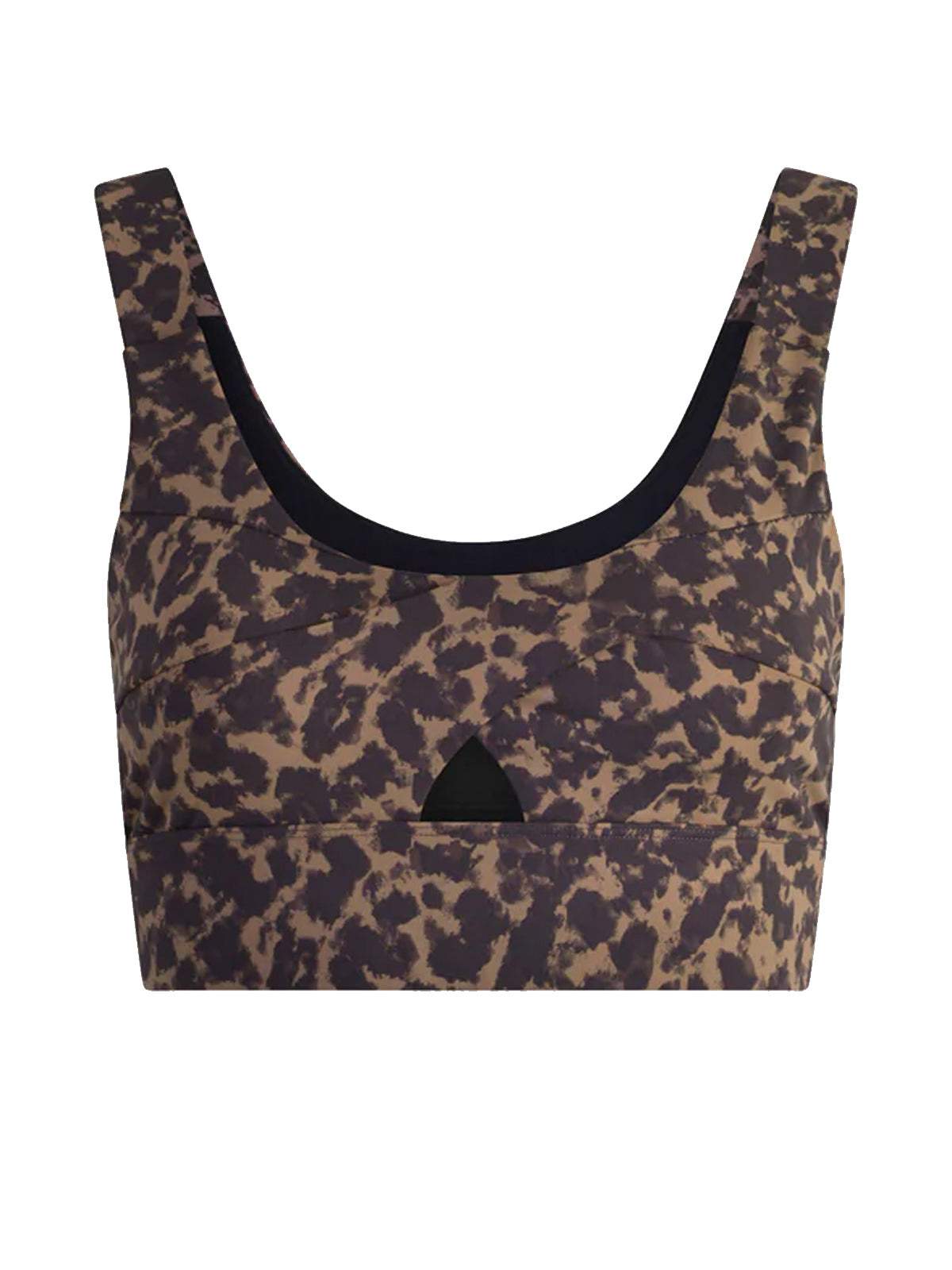 Copper Blurred Animal Let's Go Staunton Sports Bra