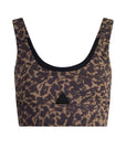 Copper Blurred Animal Let's Go Staunton Sports Bra