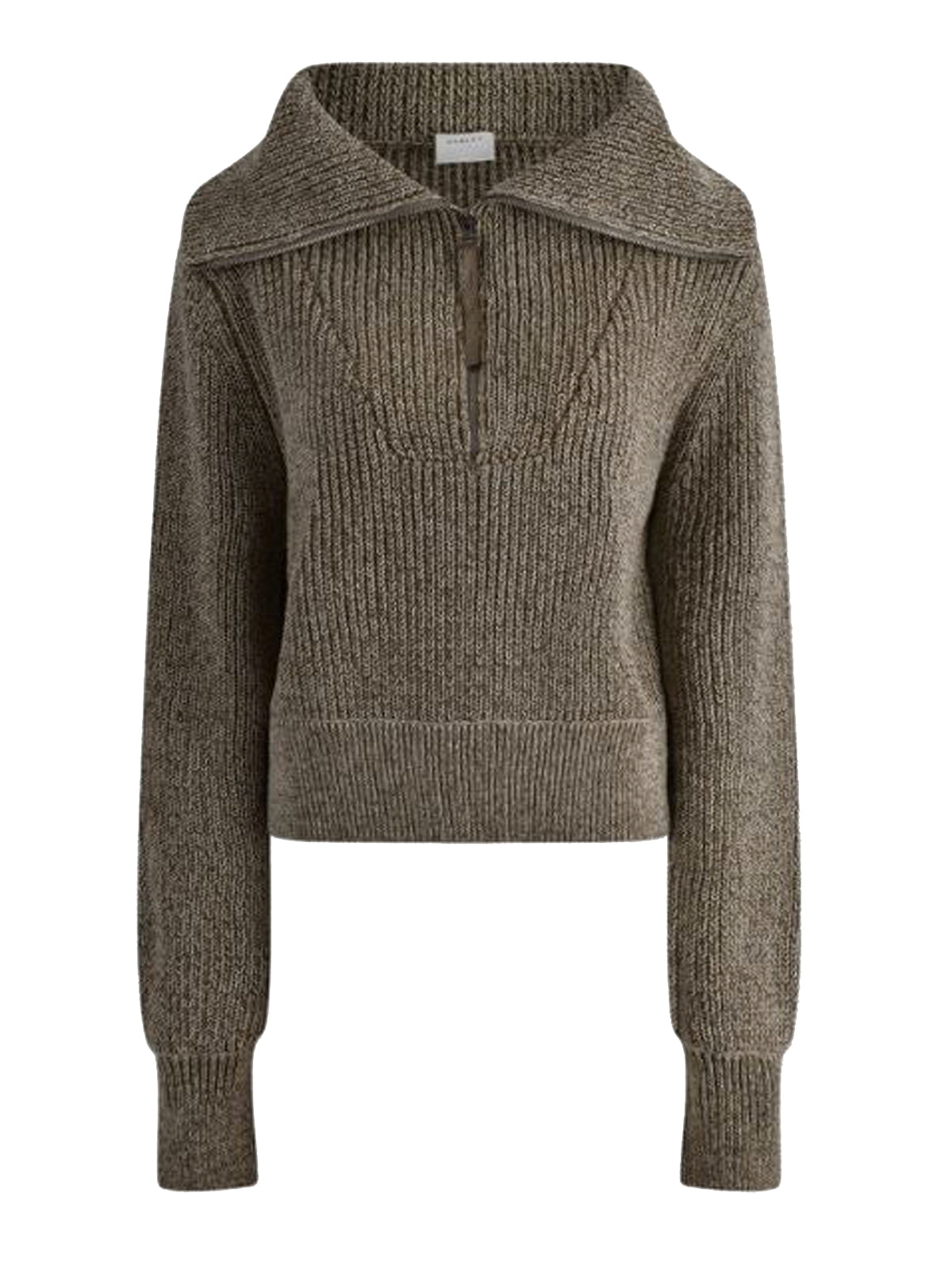 Dark Olive Speckle Mentone Half-Zip Pullover