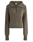 Dark Olive Speckle Mentone Half-Zip Pullover