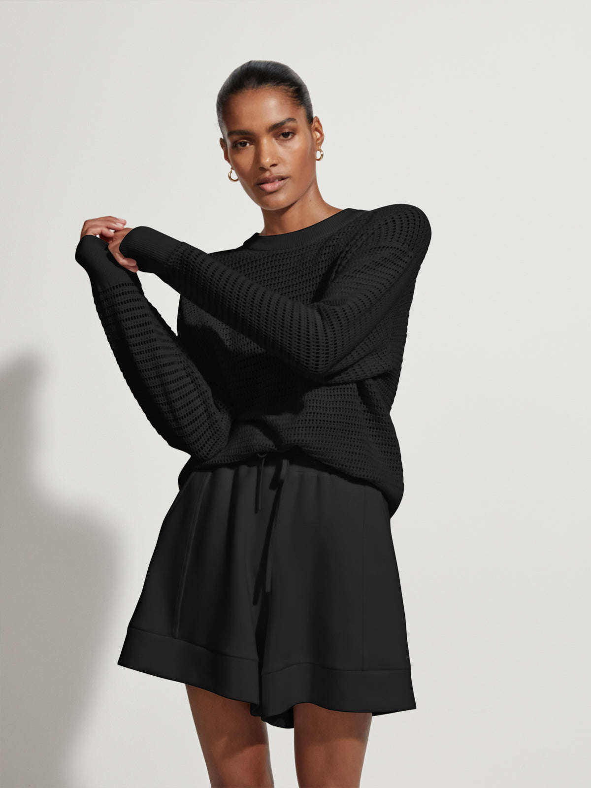 Black Kershaw Knitted Sweater
