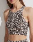 Tan Motion Spots Let's Move Harris Sports Bra