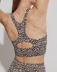 Tan Motion Spots Let's Move Harris Sports Bra