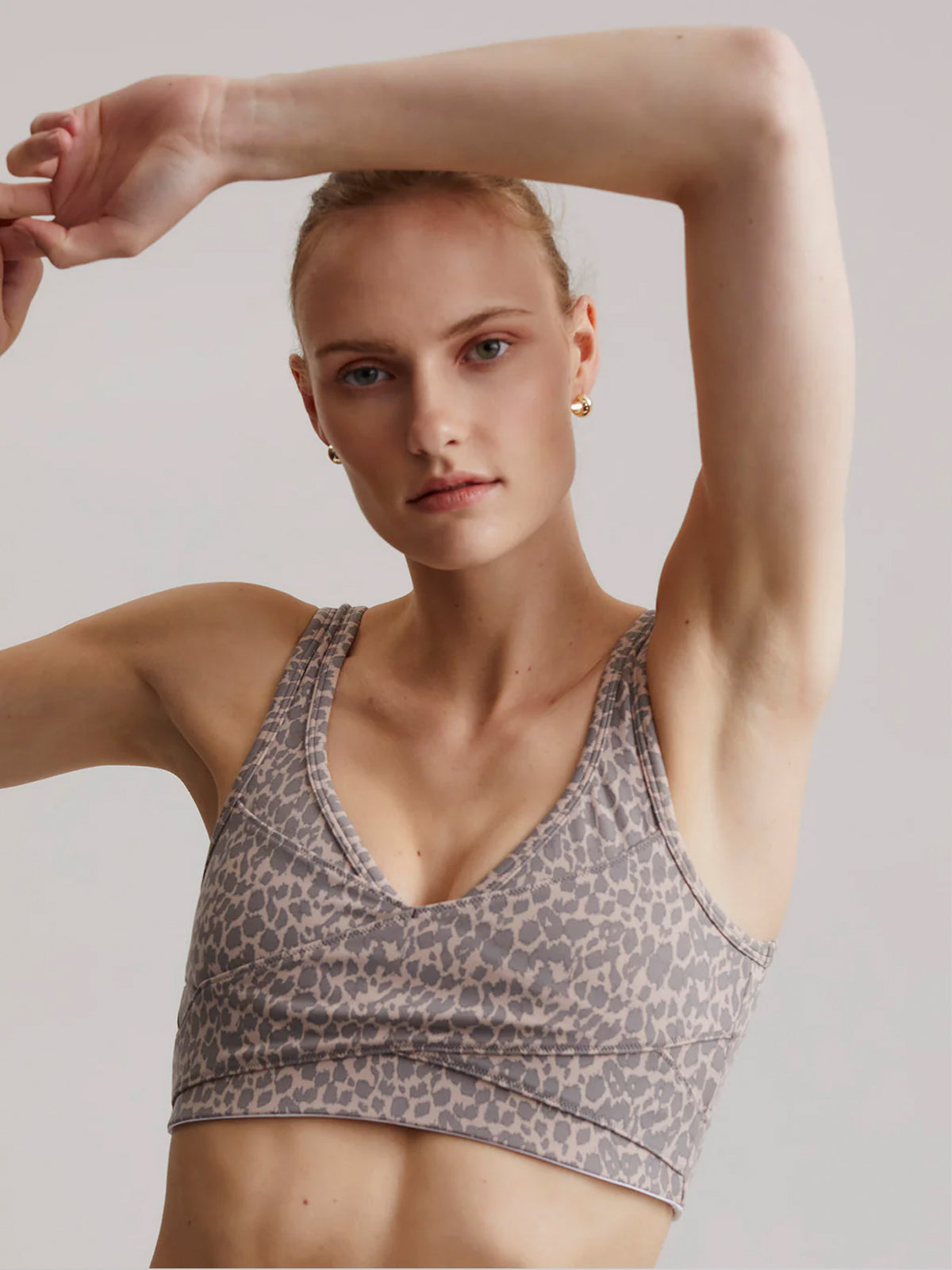 Rose Motion Spots Let's Move Kellam Sports Bra
