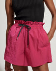 Vibrant Fuchsia Tulair High Rise Shorts