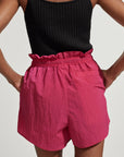 Vibrant Fuchsia Tulair High Rise Shorts