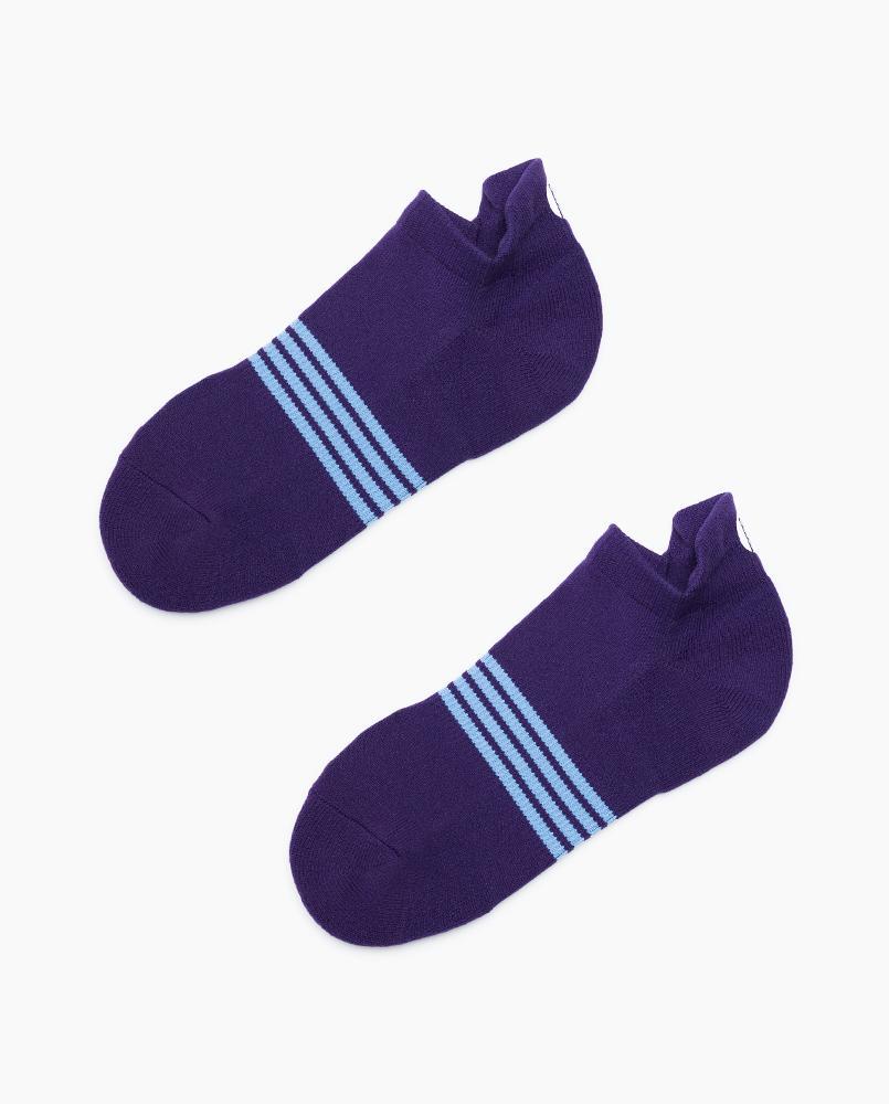 Purple and Blue Amber Sport Running Socks