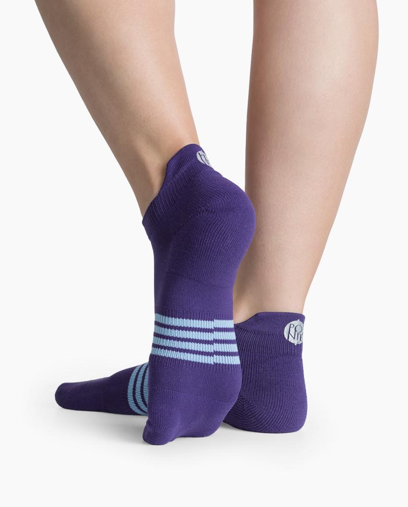 Purple and Blue Amber Sport Running Socks