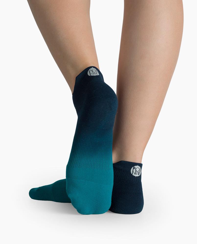 Teal Riley running socks