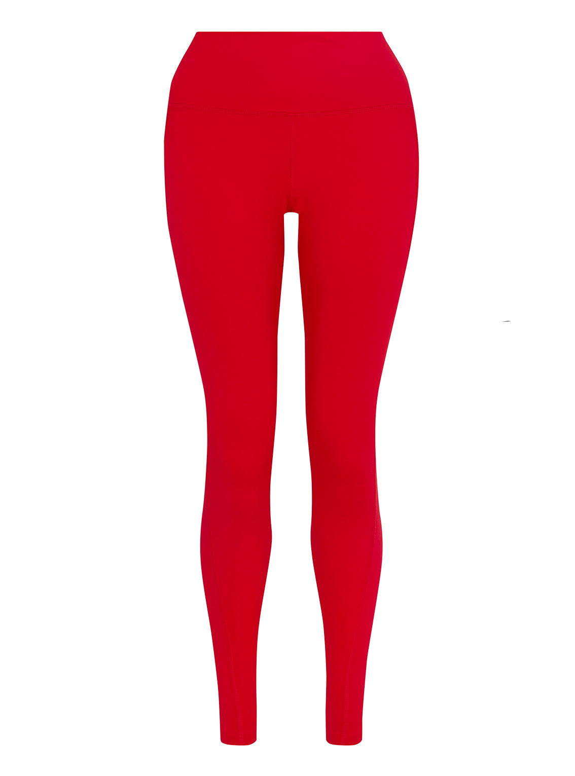 Red High Waisted Leggings
