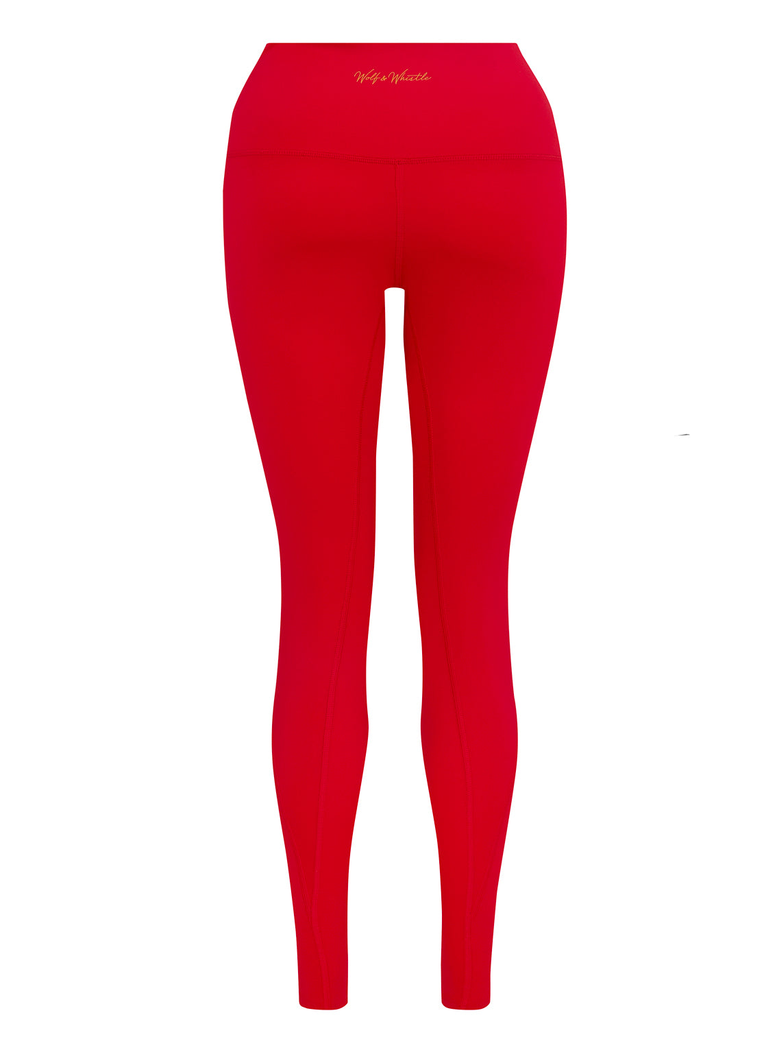 Red High Waisted Leggings
