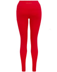 Red High Waisted Leggings
