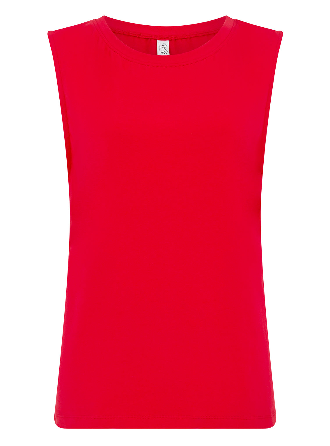 Red Cotton Knot Tank Top