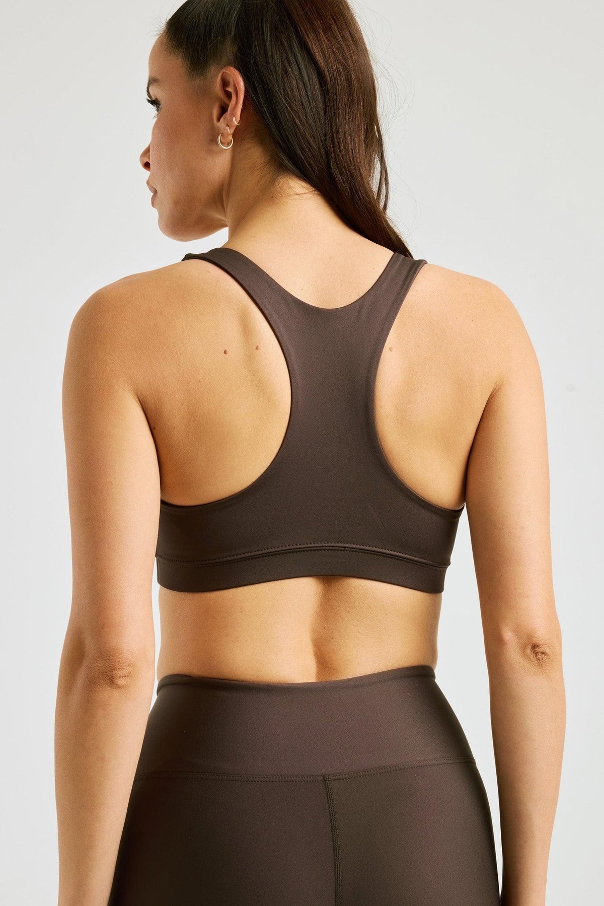 Dark Oak Work Out Sports Bra