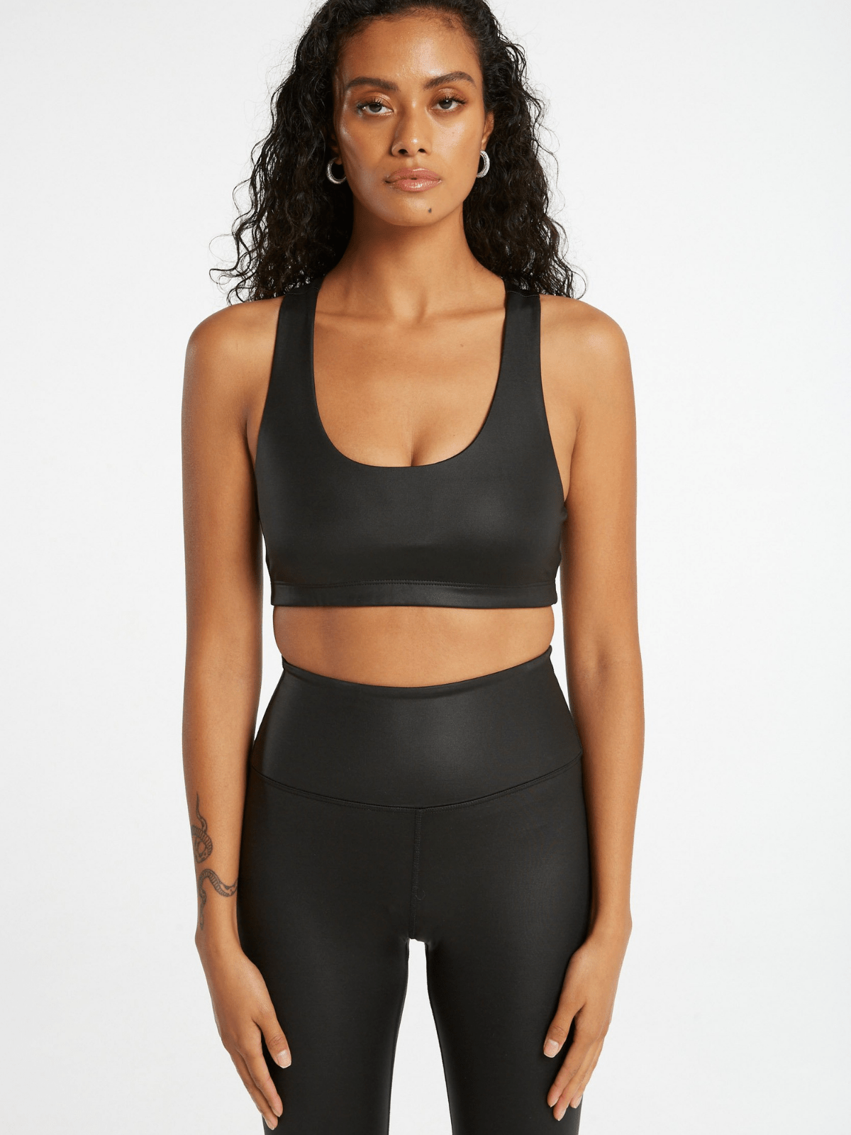 Gloss Cross Back Sports Bra