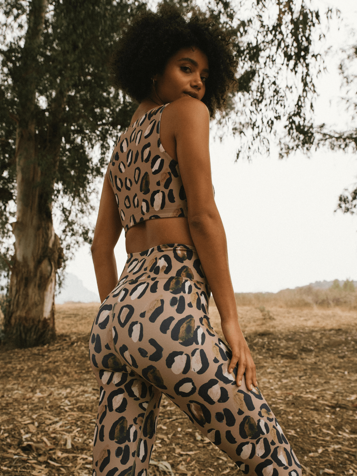 Tan Leopard Veronica Leggings