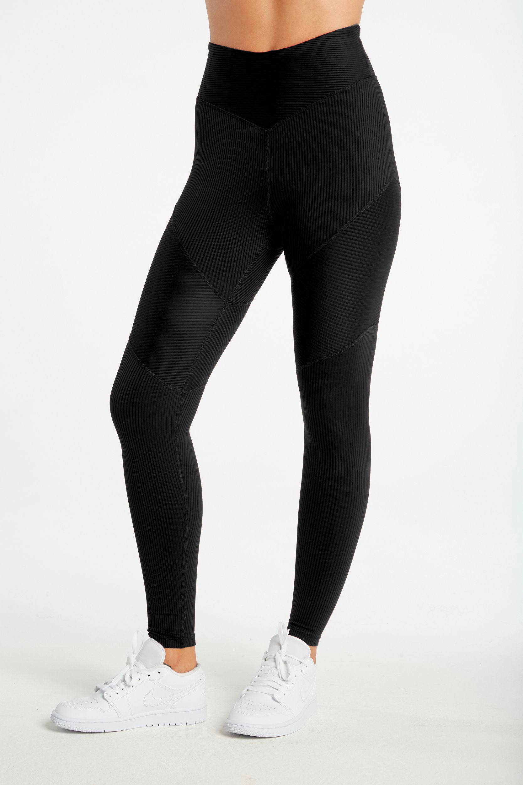 Ribbed Chevron Leggings