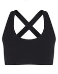 Monochrome Waffle Cross Back Bra