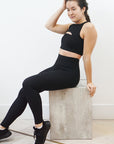 Ribbed Chevron Leggings