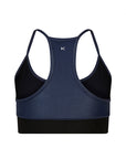 Navy Sweeper Sports Bra