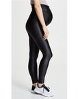 Black Maternity Lustrous Leggings