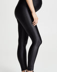 Black Maternity Lustrous Leggings
