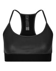 Black Sweeper Sports Bra