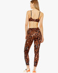 Tobacco Leopard Midi Leggings