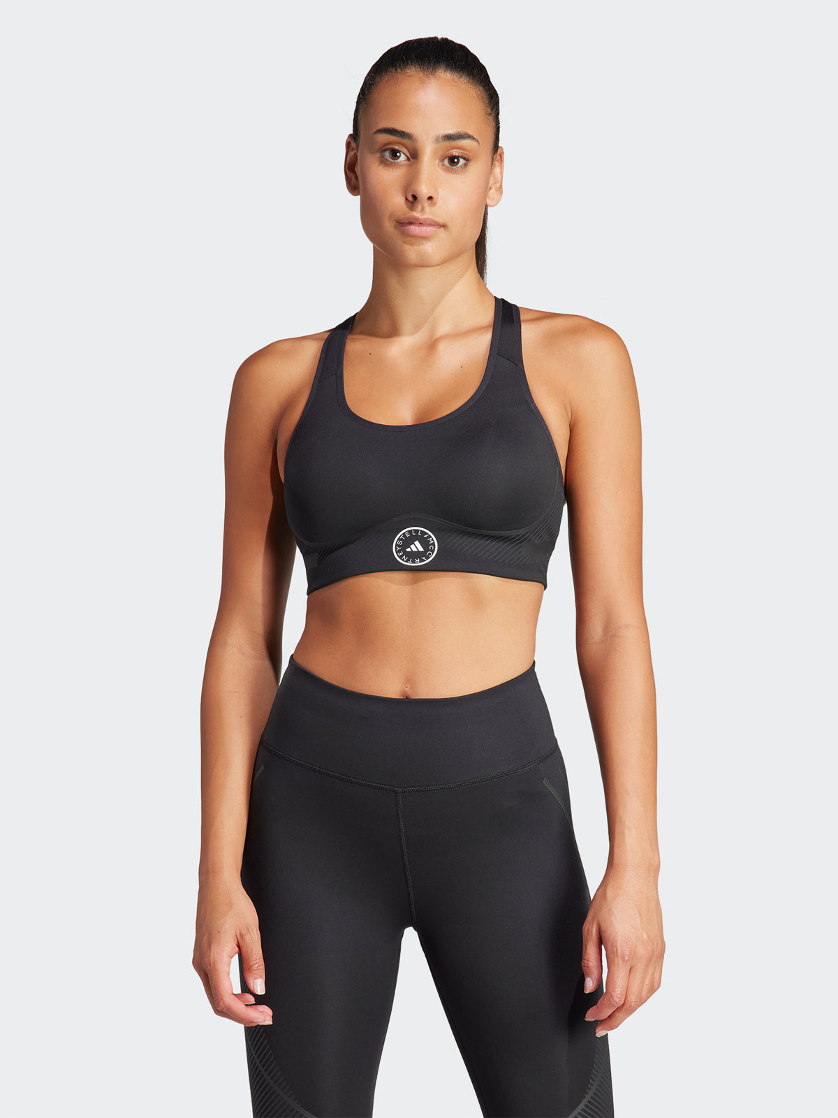 Black TruePace High Support Sports Bra