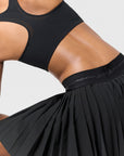 Black True Purpose Training Pleated Skort