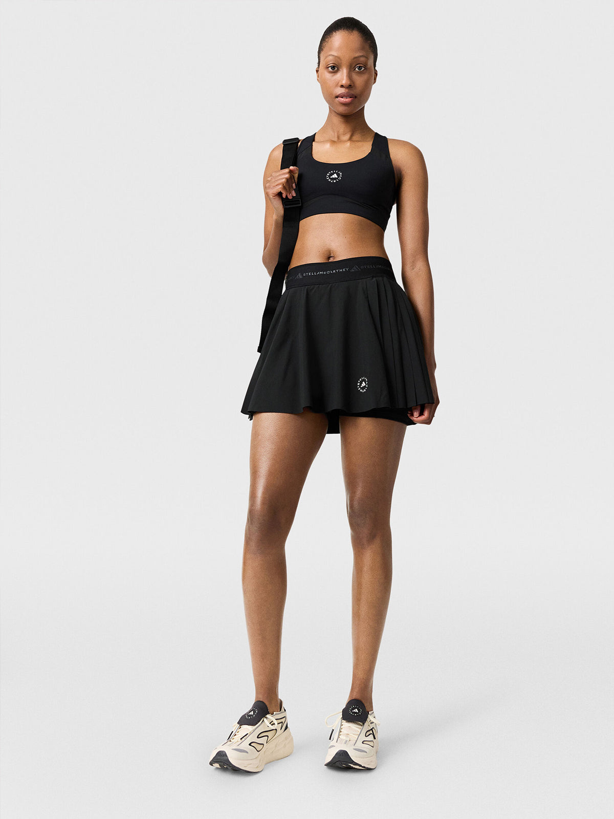 Black True Purpose Training Pleated Skort