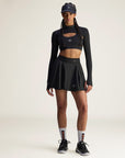 Black True Purpose Training Pleated Skort