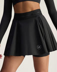 Black True Purpose Training Pleated Skort