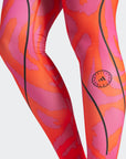 Active Orange Leopard Print TruePace Running Leggings