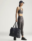 Charcoal and Black Snake Print TruePurpose 7/8 Training Leggings
