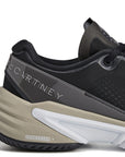 Core Black, Almond Milk and Metallic Silver Barricade Tennis Shoes