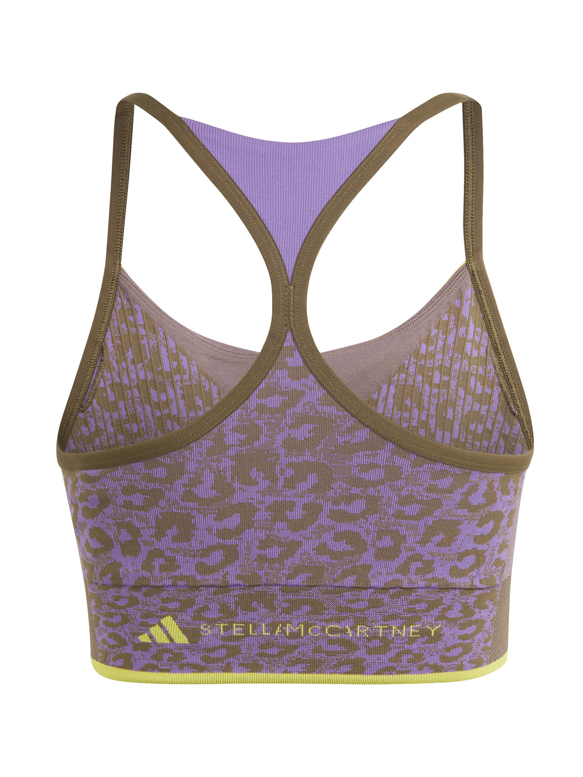 Deep Lilac Leopard Seamless TrueStrength Bra