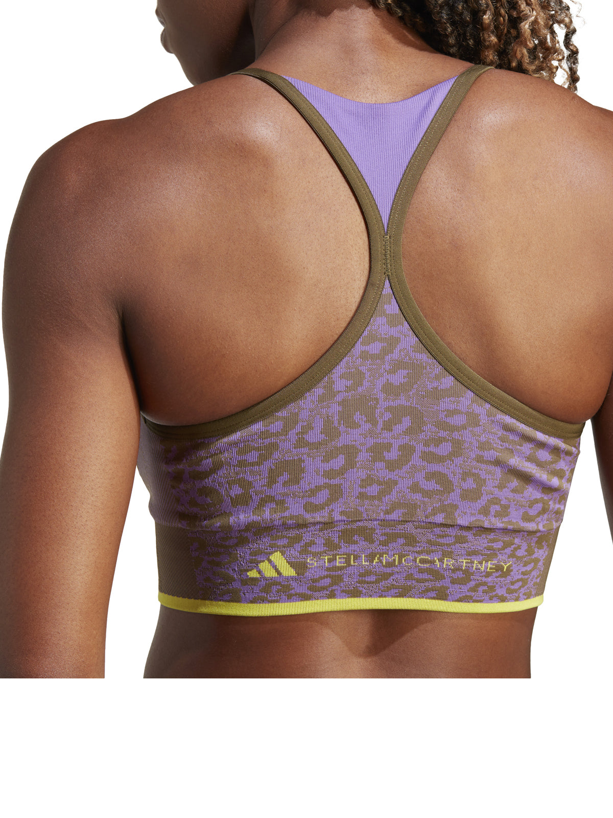 Deep Lilac Leopard Seamless TrueStrength Bra