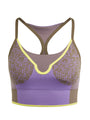 Deep Lilac Leopard Seamless TrueStrength Bra