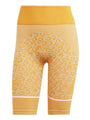 Unity Orange Leopard Seamless TrueStrength Bike Shorts