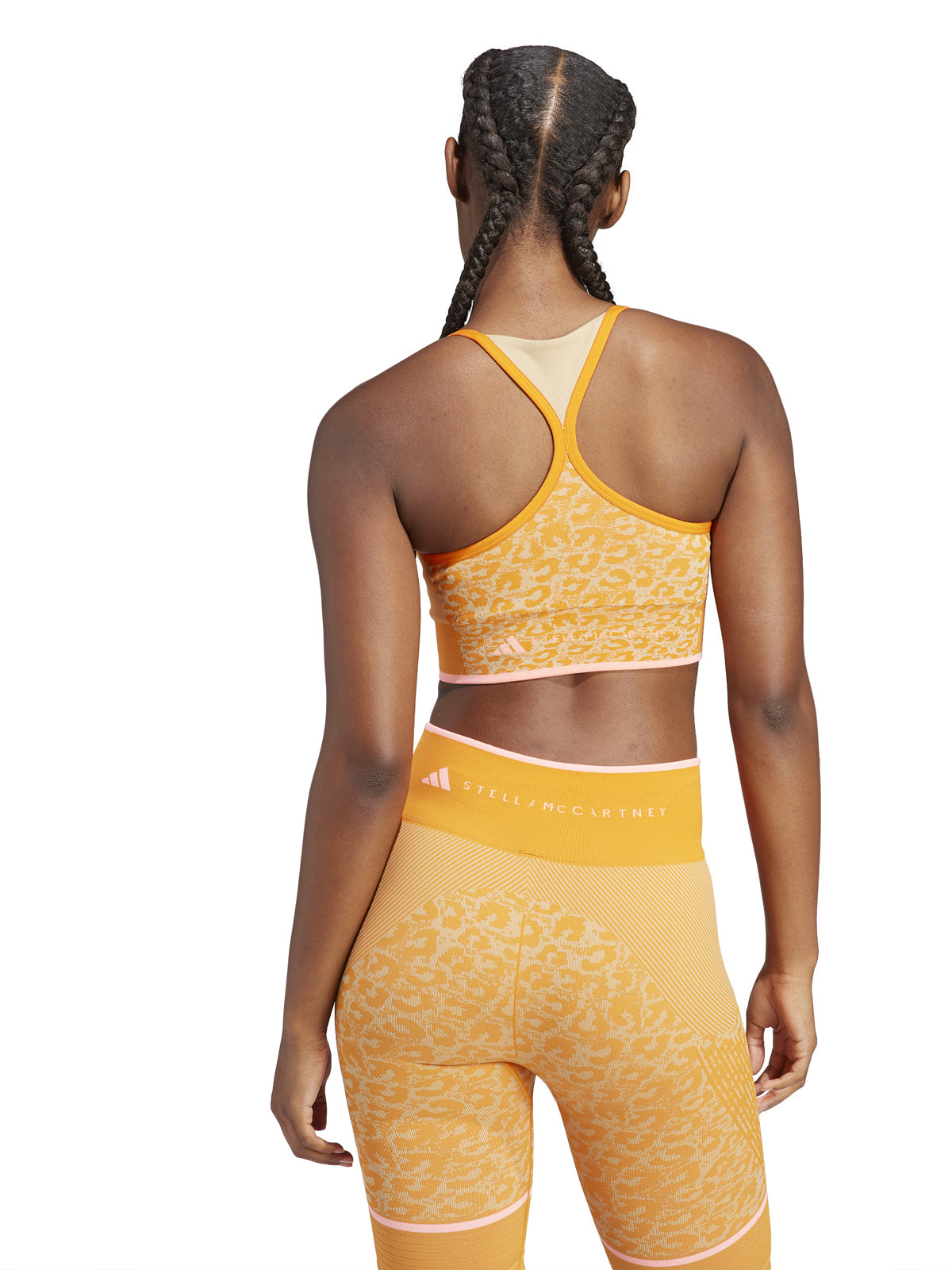 Unity Orange Leopard Seamless TrueStrength Bra