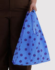 Blue Polka Dot Standard Reusable Bag