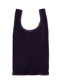 Fig Pleated Bag