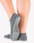 Charcoal Happy Grip Socks