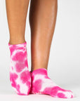 Hot Pink Dominique Grip Socks