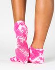 Hot Pink Dominique Grip Socks